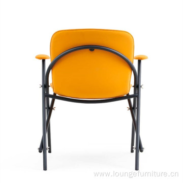 Foldable Orange Furniture Portable Waiting Room office Chair